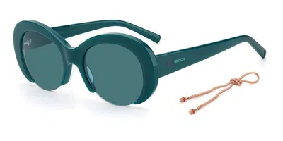 Missoni Mmi 0071/s Zi9/ku Occhiali Da Sole Verdi Per Donna In Green