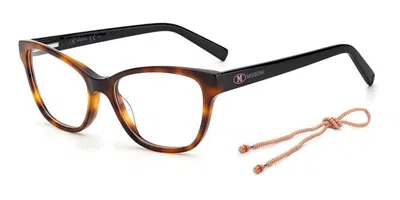 Missoni Mmi 0072 581 Occhiali Da Vista Tartarugatishell Per Donna (solo Montatura) In Brown