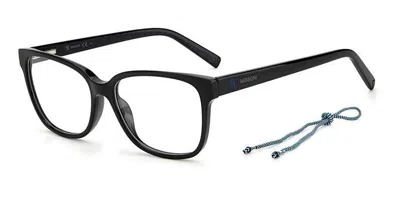 Missoni Mmi 0073 807 Occhiali Da Vista Neri Per Donna (solo Montatura) In Black