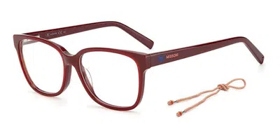 Missoni Mmi 0073 Lhf Occhiali Da Vista Borgogna Per Donna (solo Montatura) In Burgundy
