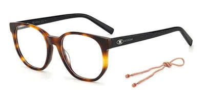 Missoni Mmi 0074 581 Occhiali Da Vista Tartarugatishell Per Donna (solo Montatura) In Brown