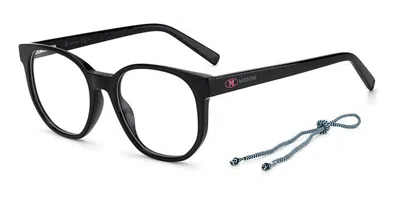 Missoni Mmi 0074 807 Occhiali Da Vista Neri Per Donna (solo Montatura) In Black