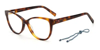 Missoni Mmi 0075 05l Occhiali Da Vista Tartarugatishell Per Donna (solo Montatura) In Brown