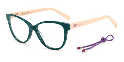 Missoni Mmi 0075 Iwb Occhiali Da Vista Verdi Per Donna (solo Montatura) In Green