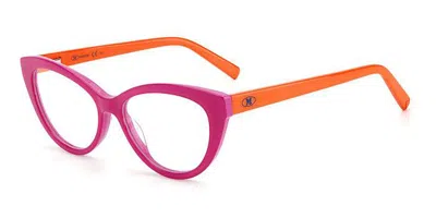 Missoni Mmi 0076 6r2 Occhiali Da Vista Rosa Per Donna (solo Montatura) In Pink
