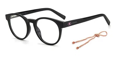 Missoni Mmi 0077 807 Occhiali Da Vista Neri Per Donna (solo Montatura) In Black