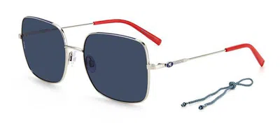 Missoni Mmi 0081/s Doh/ku Occhiali Da Sole Argentati Per Donna In Silver