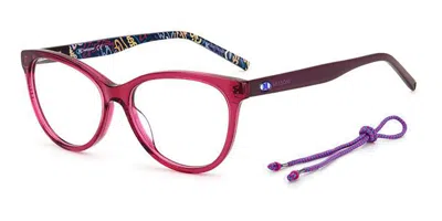 Missoni Mmi 0092 Women's Glasses, Red, Size 53 In Pink