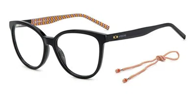 Missoni Mmi 0093 807 Women's Glasses Black Size 53 - Free Lenses - Blue Light Block Available