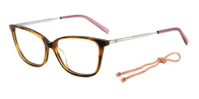 Missoni Mmi 0120 Women's Glasses, Tortoiseshell, Size 53 In Burgundy