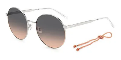 Missoni Mmi 0124/s 3yz/ff Women's Sunglasses Silver Size 58