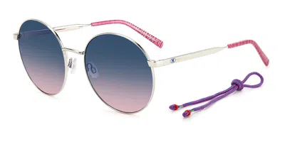 Missoni Mmi 0124/s Kts/i4 Women's Sunglasses Silver Size 58