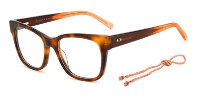 Missoni Mmi 0128 Women's Glasses, Tortoiseshell, Size 50 In Brown