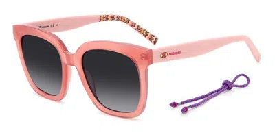Missoni Mmi 0139/s 35j/9o Women's Sunglasses Pink Size 54 In Brown