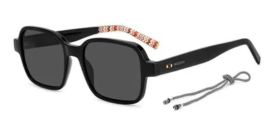 Missoni Mmi 0140/s 807/ir Women's Sunglasses Black Size 52