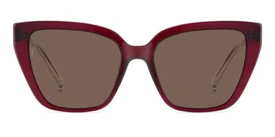 Missoni Mmi 0177/s 8cq/70 Women's Sunglasses Red Size 56 In Brown
