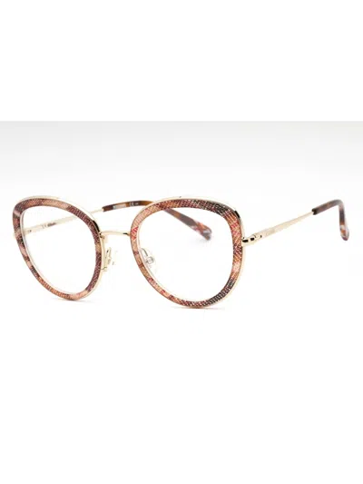 Missoni Modern Cat Eye Women's Eyeglasses In Brown