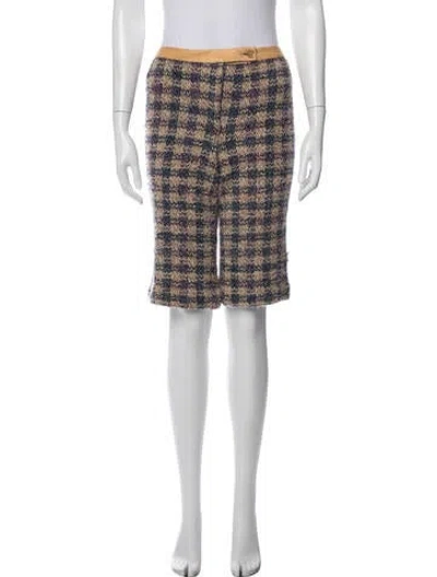 Pre-owned Missoni Mohair Knee-length Shorts In White