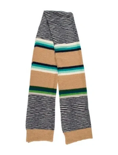Pre-owned Missoni Mohair Striped Scarf