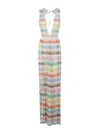 Missoni Zigzag Pattern Open Back Jumpsuit In Multicolor