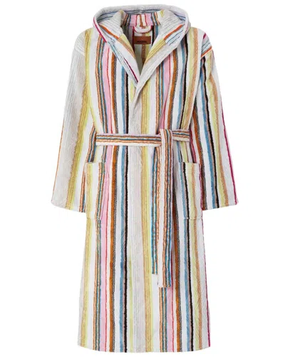 Missoni Moonshadow Hooded Bathrobe In Multi