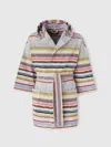 Missoni Moonshadow Bathrobe Hooded Mod 100 In Multicoloured