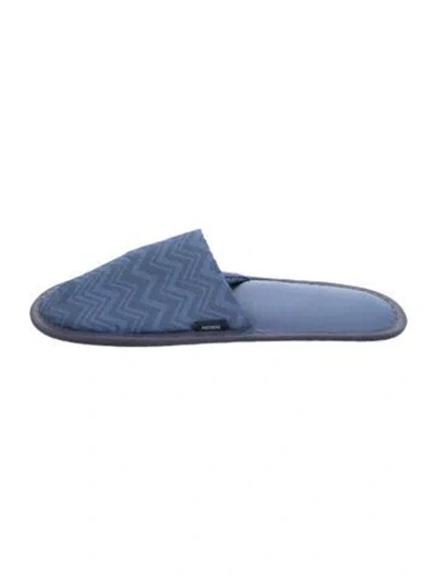 Pre-owned Missoni Mules In Blue