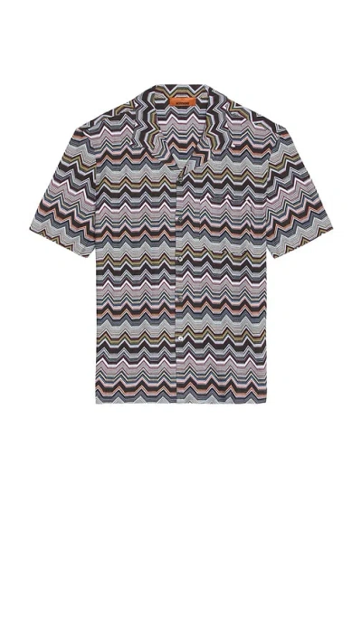 Missoni Short Sleeve Shirt In Multi