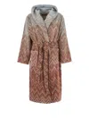 Missoni 지그재그 모티프 후드 이브닝 드레스 In Multi