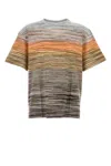 Missoni Slub Cotton Jersey T-shirt In Multicolor In Multicolor