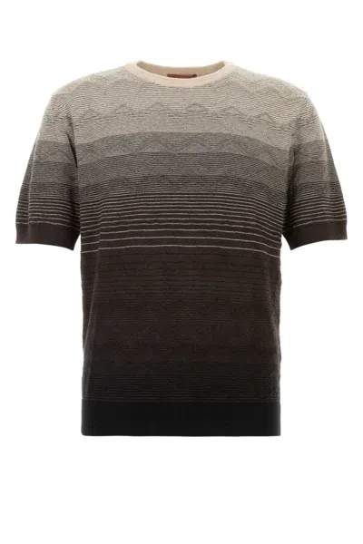 Missoni Men's Embroidered Conto T-shirt In Stripped