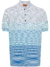 Missoni Multi Color Multi Color Tie-dye Print Polo In Multicolor