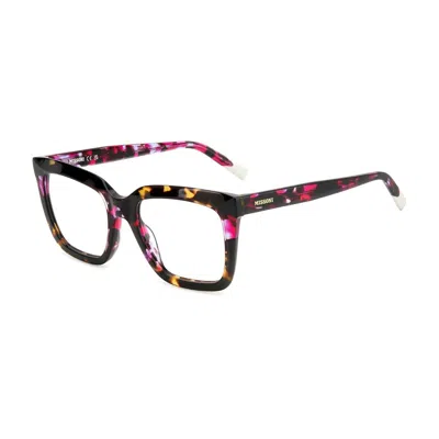 Missoni Multicolor Acetate Glasses (frames) In Black