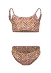 Missoni V-shaped Bikini Set In Multicolor