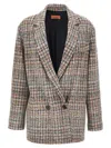 Missoni Lapel Long-sleeved Suit Jacket In Multicolor