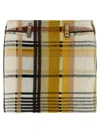 Missoni Plaid Mini Skirt Belt Loops In Multi