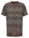 Missoni Multicolor Caperdoni T-shirt In Brown