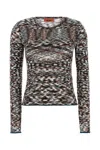 Missoni Maglia Con Motivo Fiammato Multicolor In Multi
