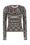 Missoni Maglia Con Motivo Fiammato Multicolor In Multi