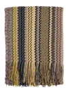 Missoni Zigzag-pattern Fringed Scarf In Multi