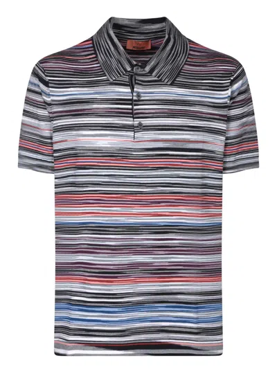 Missoni Multicolor Cotton Polo Shirt