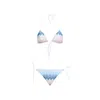 Missoni Chevron Triangle-cup Bikini In White