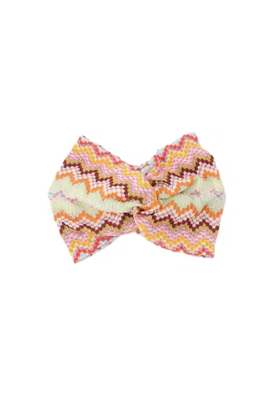 Missoni Multicolor Doppio Nodo Woven Headband