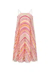 Missoni Pleated Dress In Multicolor