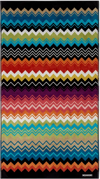 Missoni Multicolor Giacomo Beach Towel In 100