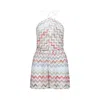 Missoni Multicolor Halter Neck Swimsuit With Zigzag Pattern