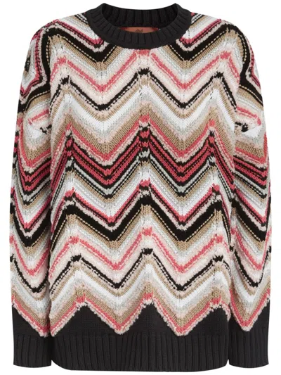 Missoni Multicolor Jumper In 黑色