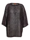 Missoni Kaftano Viscose Blades Cover-up In Brown
