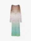 Missoni Multicolor Long Cover Up Dress In Multi
