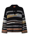 Missoni Oversized Striped Intarsia Sweater In Multi